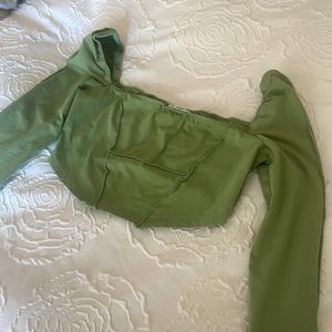 Princess Polly long sleeve crop top size 4